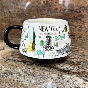 Grace Teaware New York Themed tea coffee mug 16oz citiscape Big Apple porcelain
